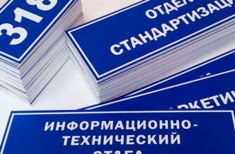 Как правильно оформить таблички на дверях?